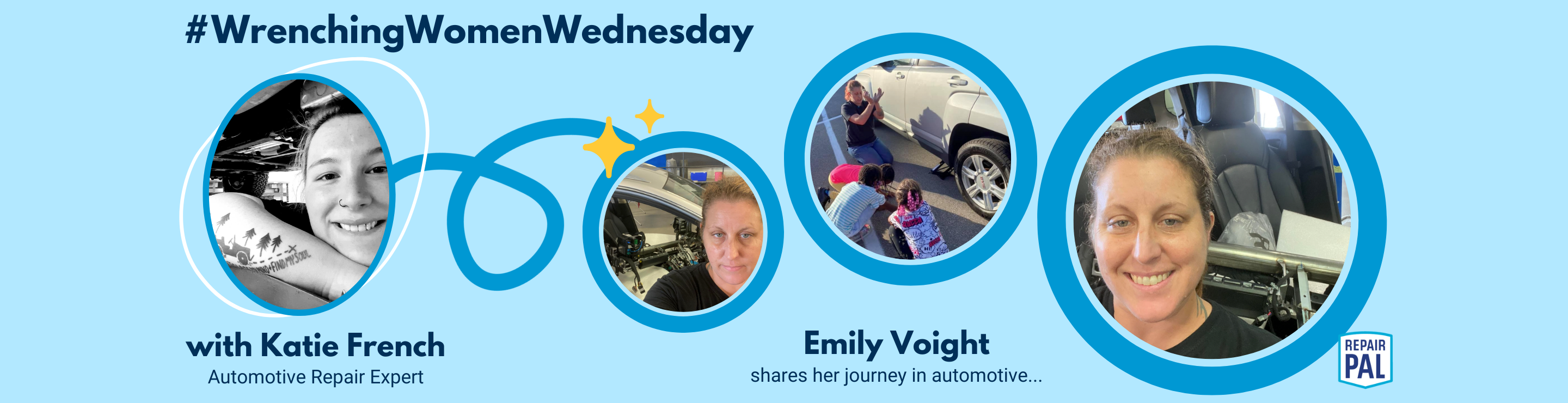 Wrenching Women Wednesday with Katie French, featuring Emily Voight, Automotive Technician