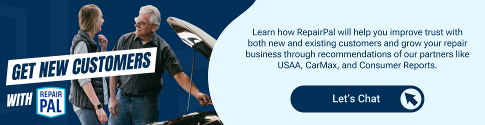 Get new customers - learn how RepairPal can help you improve trust with both new and existing customers. 