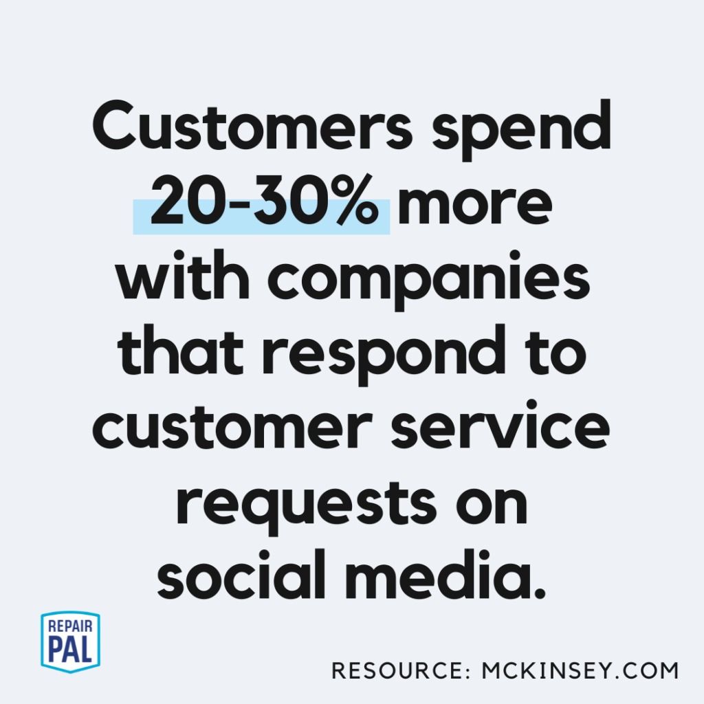 The importance of Customer Service and Social Media for auto reapir shops