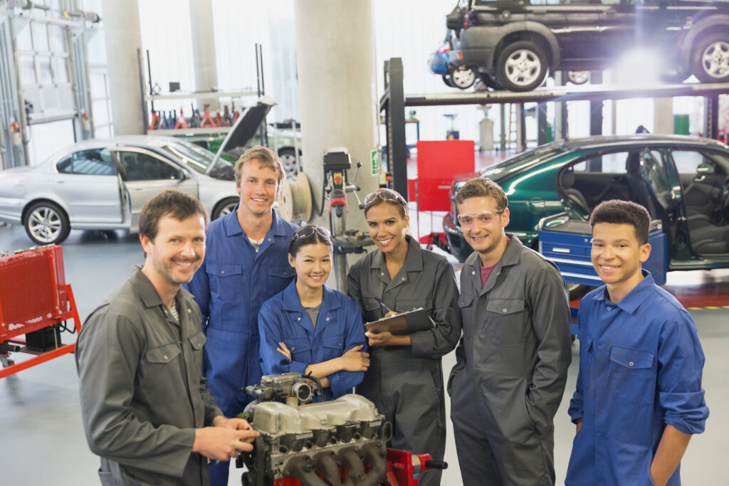 Behind the scenes at an auto repair shop - blog idea