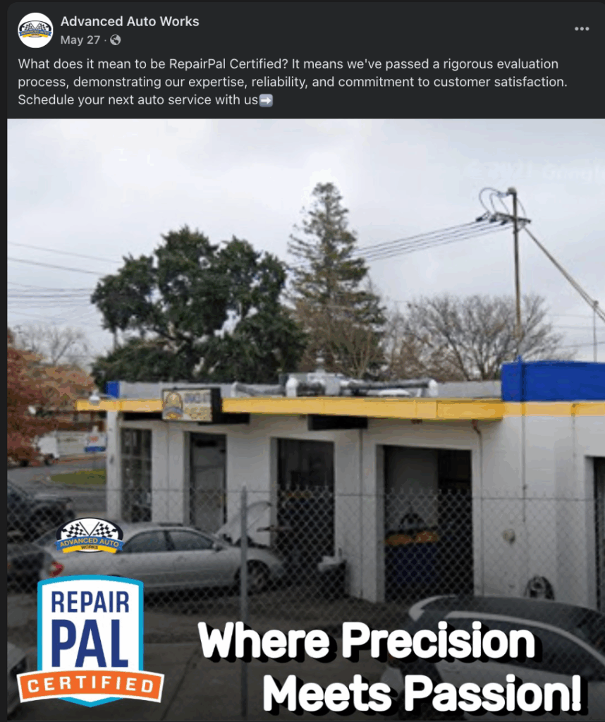 RepairPal Certified shop Advanced Auto Works (Livermore, CA), demonstrates what RepairPal Certification means to them.