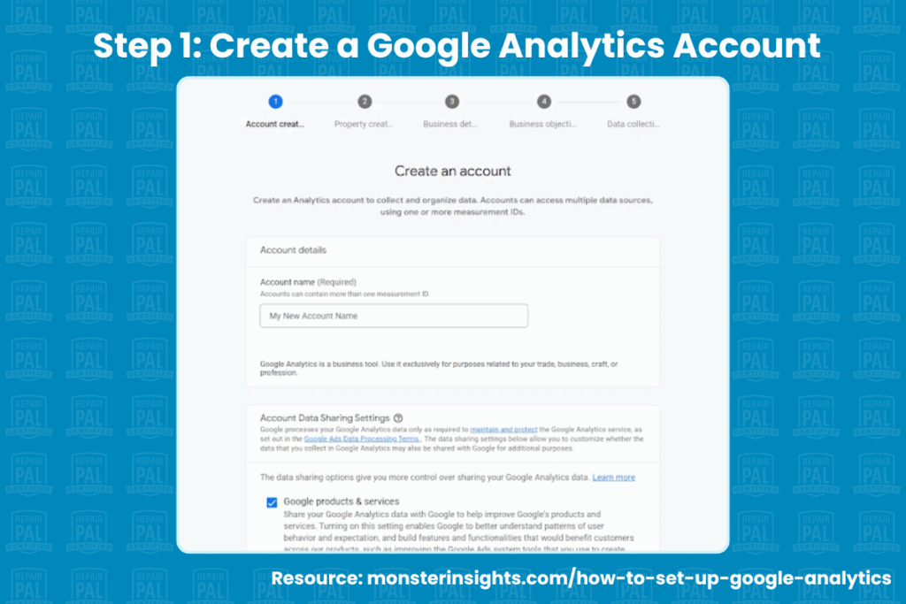 Step 1_ Create a Google Analytics Account