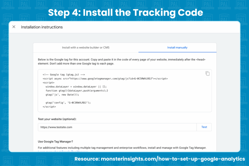 Step 4_ Install the Tracking Code (2)